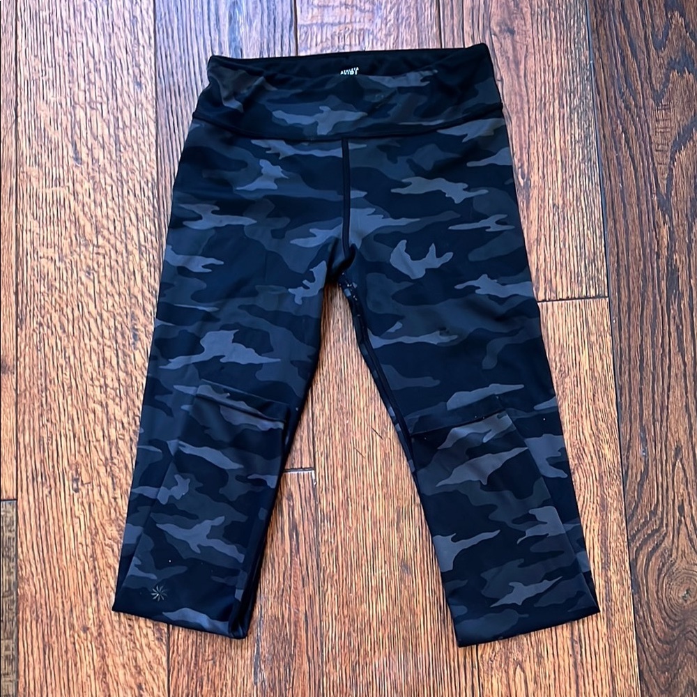 Athleta girl black camo leggings